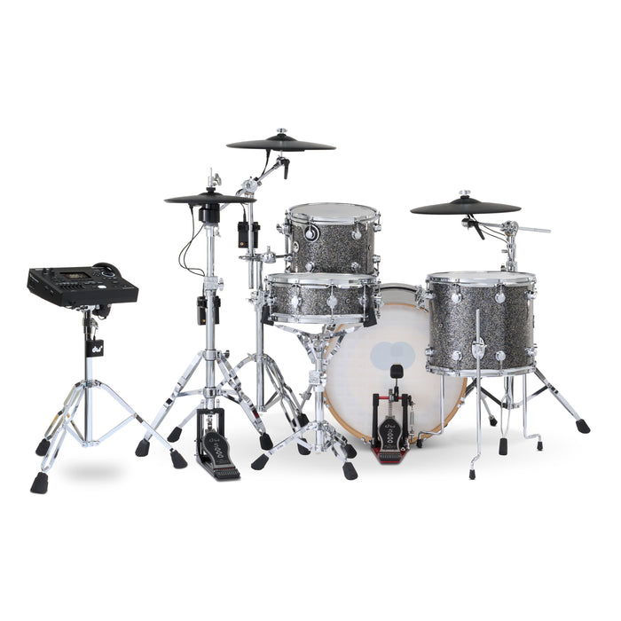 Kit Bundle DWe 4 pieces avec cymbales Roland, quincaillerie et Module V51-  Black Galaxy