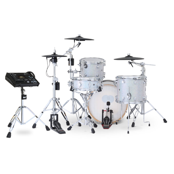 Kit Bundle DW Kit 4 pièces avec cymbales Roland, quincaillerie et module V71 - Diamond Nebula