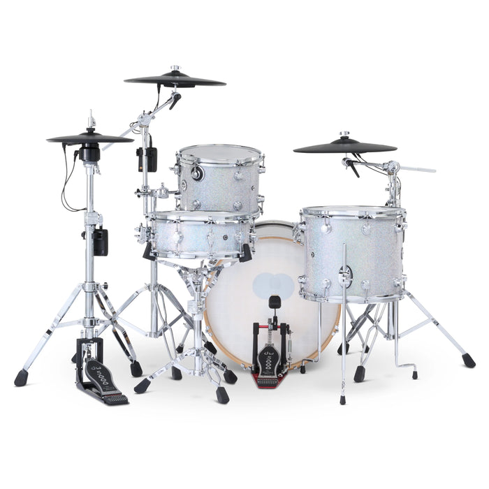 Kit Bundle DWe 4 pièces avec cymbales Roland, quincaillerie et module Soundworks - Diamond Nebula