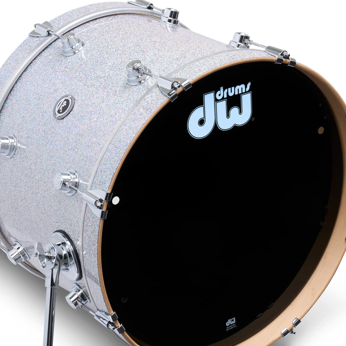 DWe Kit Bundle 4-piece with DWe cymbals, Hardware & Soundworks - Diamond Nebula