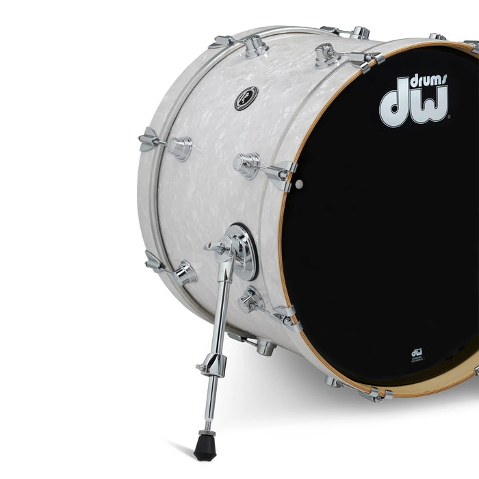 Kit Bundle DWe 4 fûts avec cymbales DWe, quincaillerie et Soundworks - White Marine Pearl