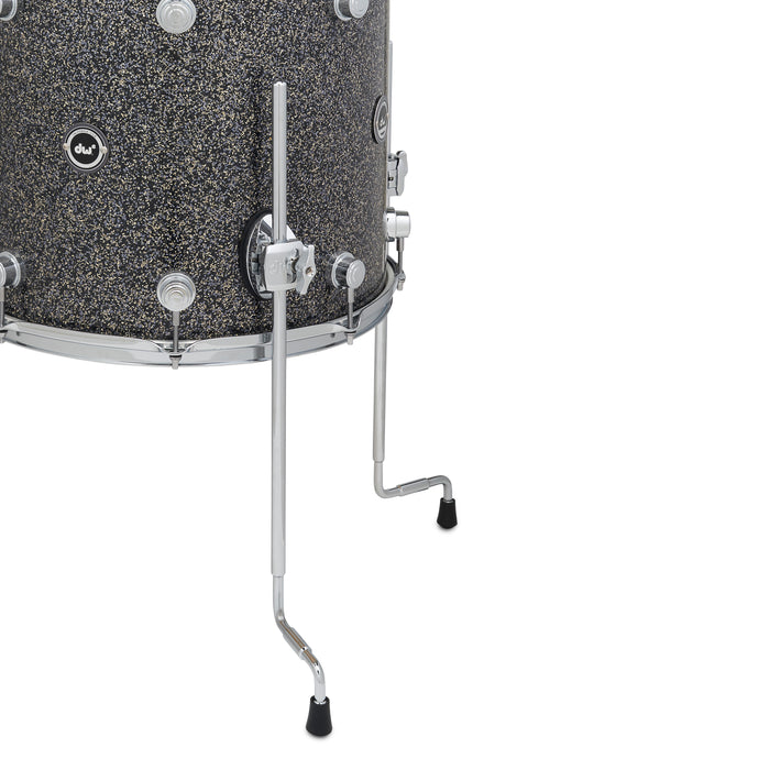 DWe 5-piece Kit Bundle with DWe Cymbals, Hardware & V71 Module - Black Galaxy