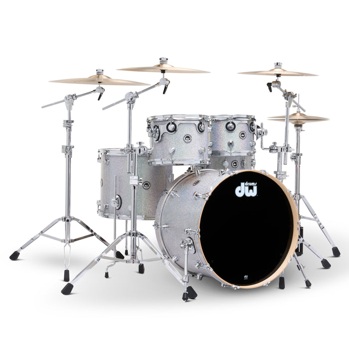 Kit Bundle 5 pièces DWe avec cymbales Roland, quincaillerie et module V71 - Diamond Nebula