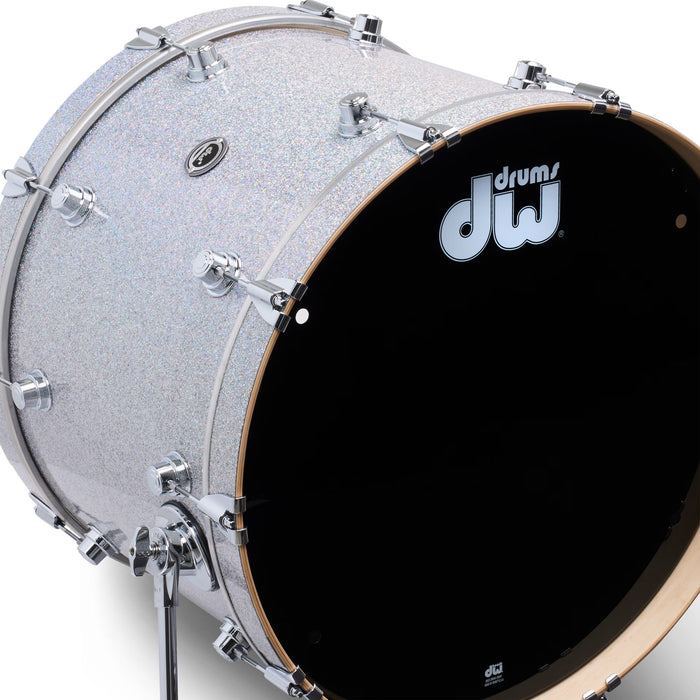 DWe 5-piece Kit Bundle with Roland Cymbals, Hardware & Soundworks - Diamond Nebula