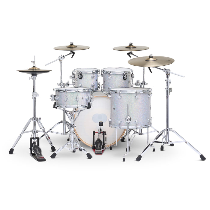 DWe 5-piece kit Bundle with DWe Cymbals, Hardware & Soundworks - Diamond Nebula
