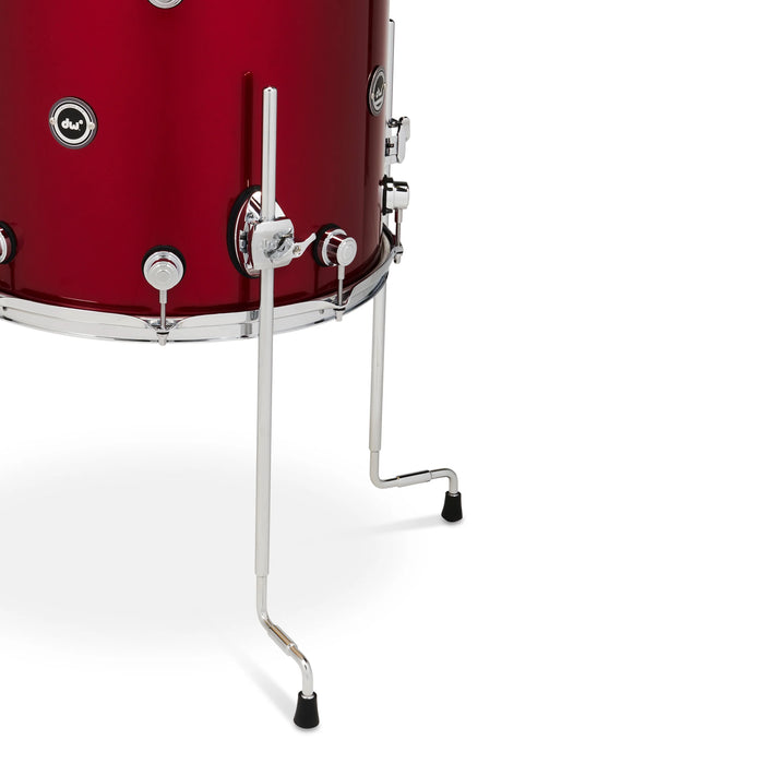 Kit Bundle DWe 4 pièces avec cymbales Roland, quincaillerie et Soundworks - Black Cherry Metallic
