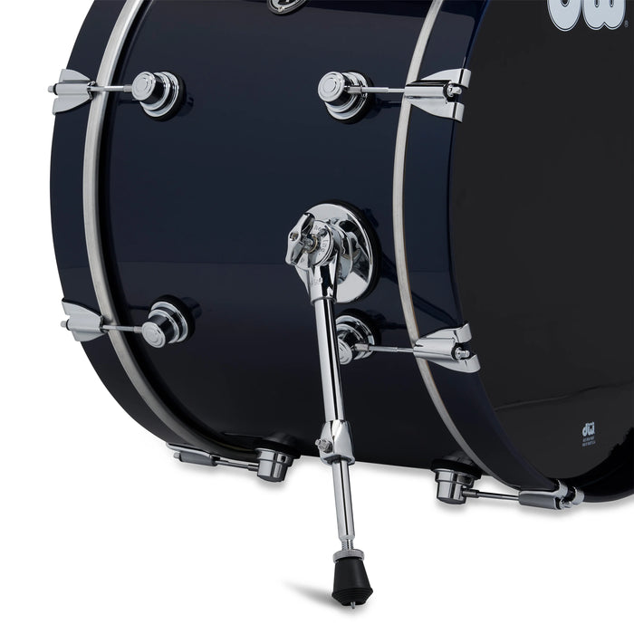 Kit Bundle DWe 4-pièces avec cymbales DWe, quincaillerie et Soundworks - Midnight Blue Metallic