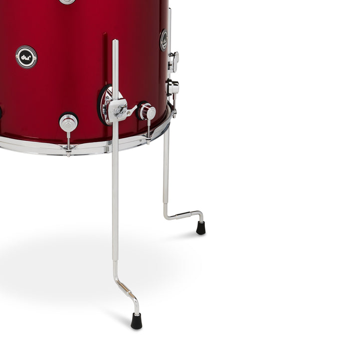 DWe 5-piece Kit Bundle with DWe Cymbals, Hardware & V71 Module - Black Cherry Metallic