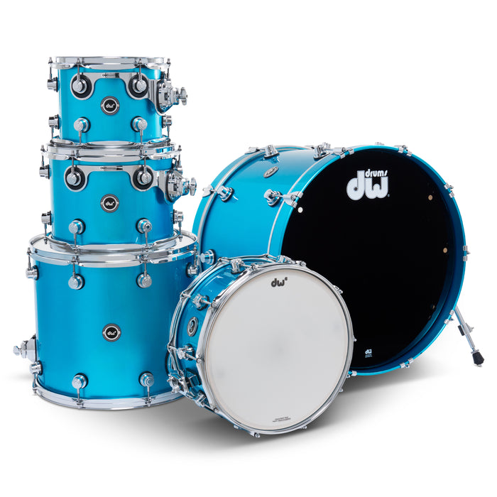 DWe 5-piece Shell Packs - Laser Blue Metallic