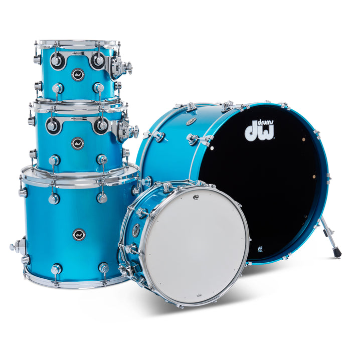DWe 5-piece Shell Packs - Laser Blue Metallic