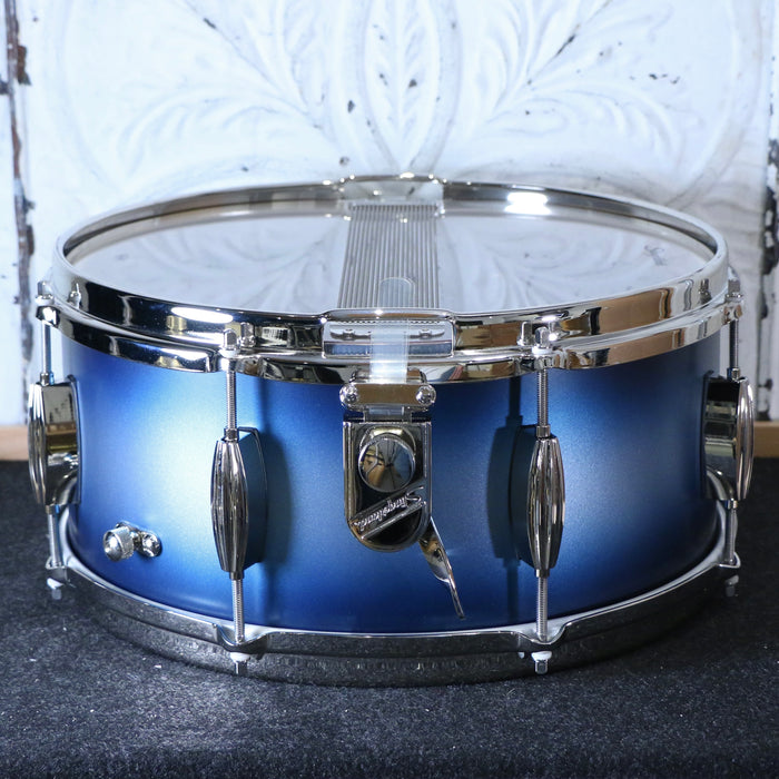 Caisse claire Slingerland Radio King Artist 14X6.5po - Blue &amp; Silver Lacquer
