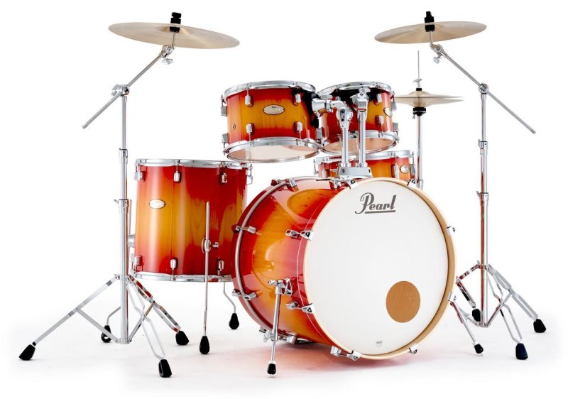 Batterie Pearl 5 pièces Sunset Pine Burst 2218B/1007T/1208T/1616F/1455S