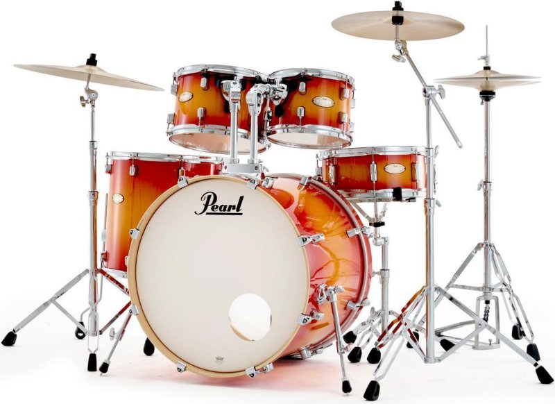 Batterie Pearl 5 pièces Sunset Pine Burst 2218B/1007T/1208T/1616F/1455S