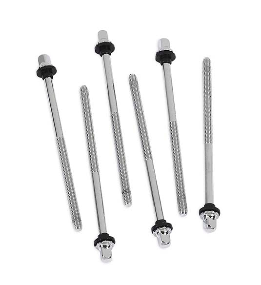 DW DWSM375C Chrome Tension Rod M5-.8 X 4.37 In  (6Pk) - Timpano-percussion