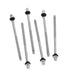 DW DWSM375C Chrome Tension Rod M5-.8 X 4.37 In  (6Pk) - Timpano-percussion