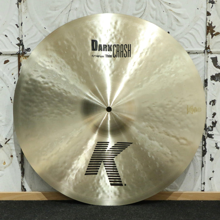 Zildjian K Dark Thin Crash Cymbal 19in (1510g)