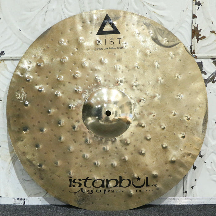 Cymbale crash Istanbul Agop Xist Dry Dark Brilliant 19po (1264g)