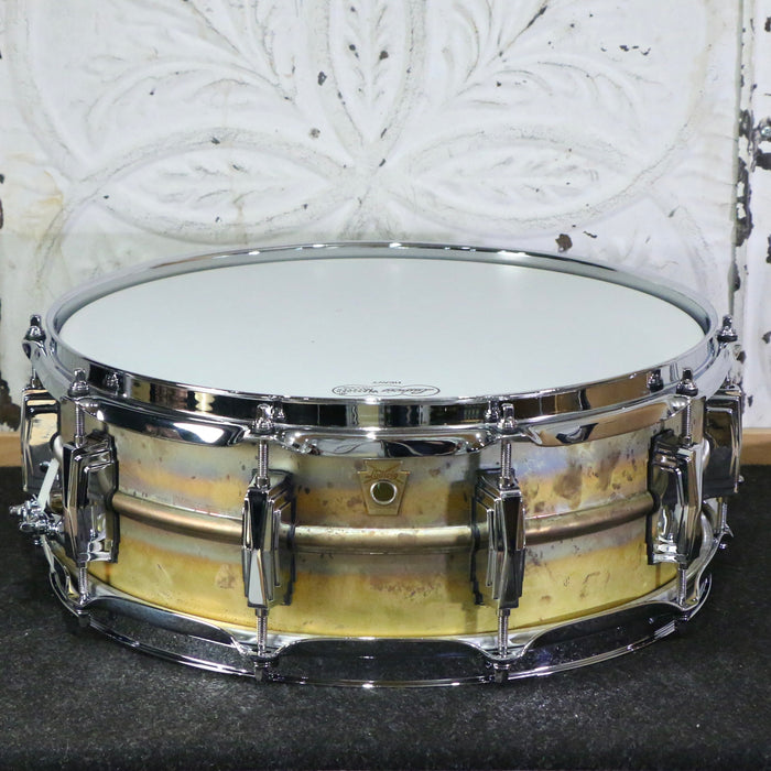 B-Stock Ludwig Raw Brass Phonic Snare Drum 14X5in