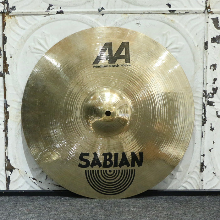 Used Sabian AA Medium Crash Cymbal 16in (1296g)