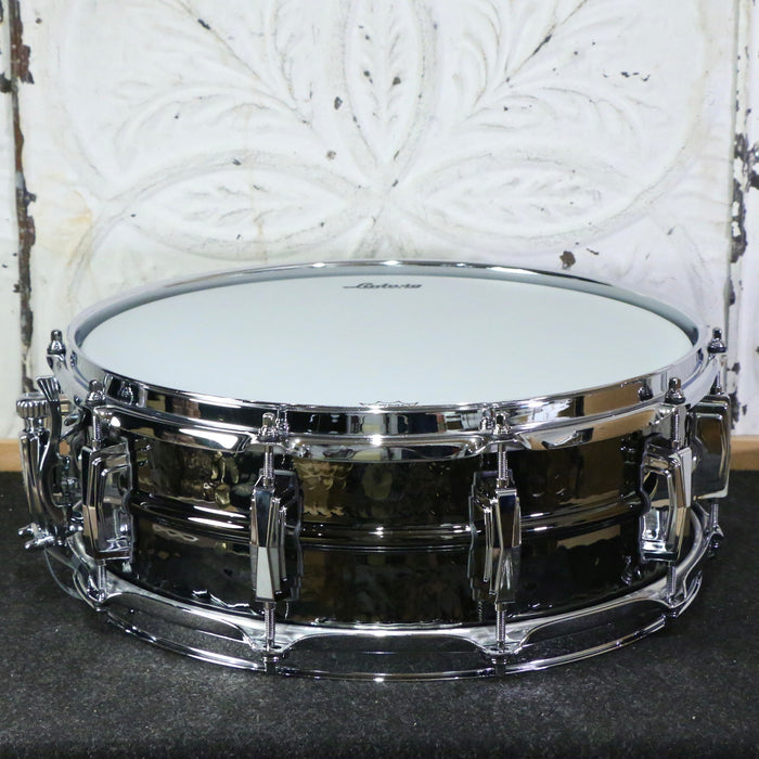 Ludwig Hammered Black Beauty LB416K Snare Drum 14X5in