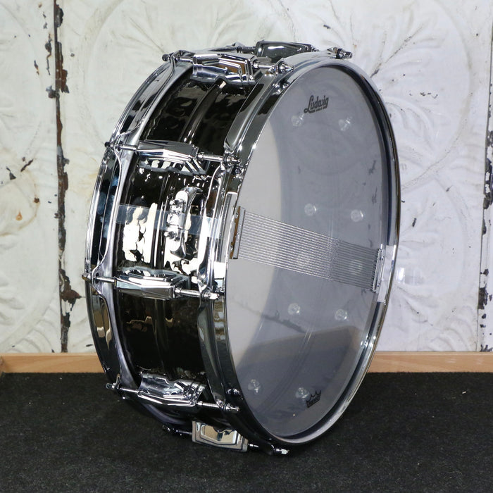 B-Stock Ludwig 5X14 Hammered Black Beauty Snare Drum
