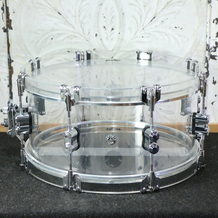 PDP Concept Acrylic Clear Snare Drum 14X6.5in - Timpano-percussion