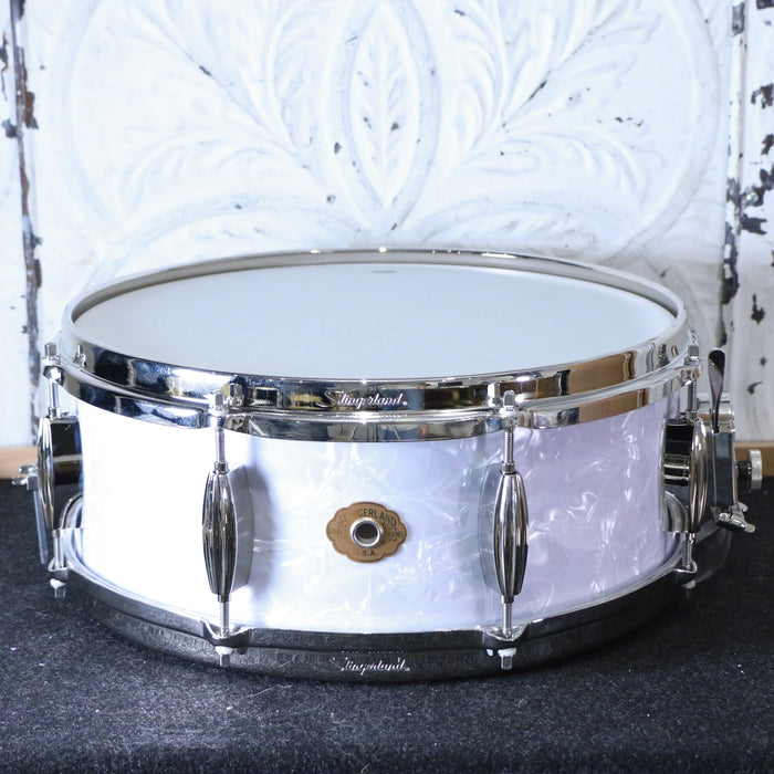Slingerland Radio King Artist Snare Drum 14X5.5in - White Marine Pearl