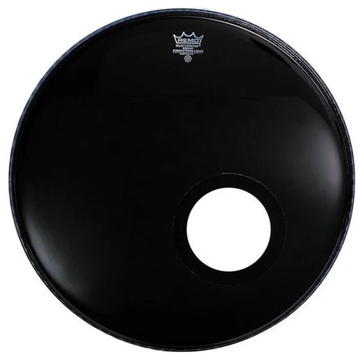 Remo Bass ENCORE AMBASSADOR EBONY 22inch Diameter, With Hole - Timpano-percussion