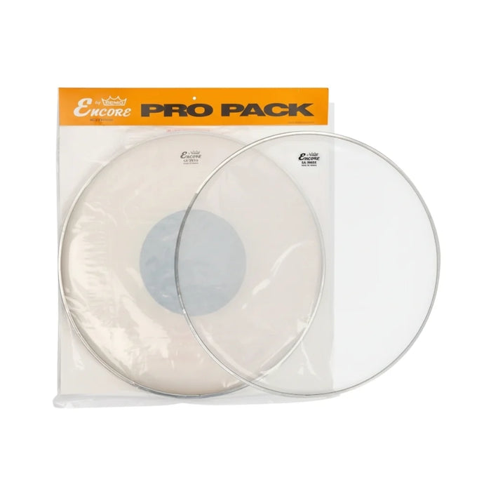 Peaux Remo ENCORE PROPACK Contolled Sound Coated Snare Side Ambassador Clear 14po