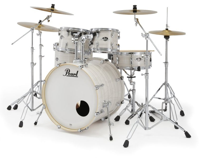 Pearl Export Series 5-piece Shell Pack, Slipstream White — Timpano