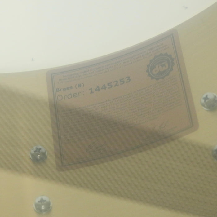 Caisse claire DEMO DW Collector's Polished Brass 14X6.5po
