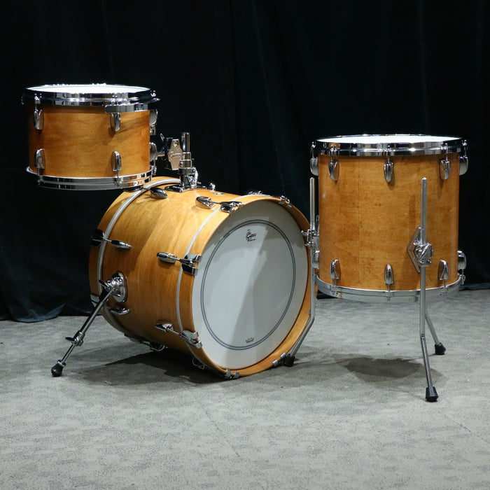 Batterie Gretsch USA Custom 18-12-14po - Satin Classic Maple + GRMTGTHSLC