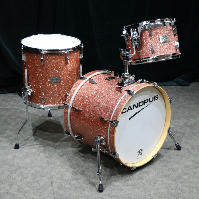 Canopus Yaiba Maple Drum Kit 18-12-14in - Rose Sparkle Lacquer