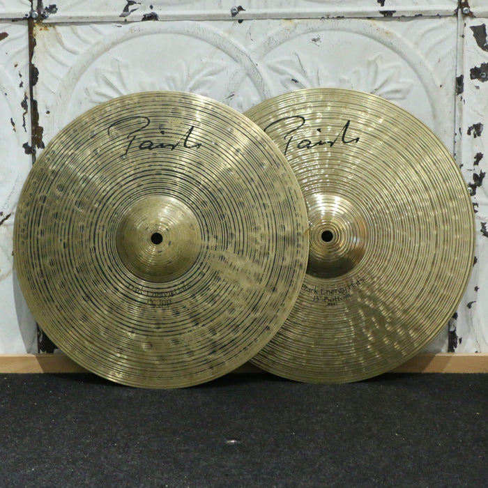 Cymbales hi-hat usagées Paiste Dark Energy 13po (752/1181g)