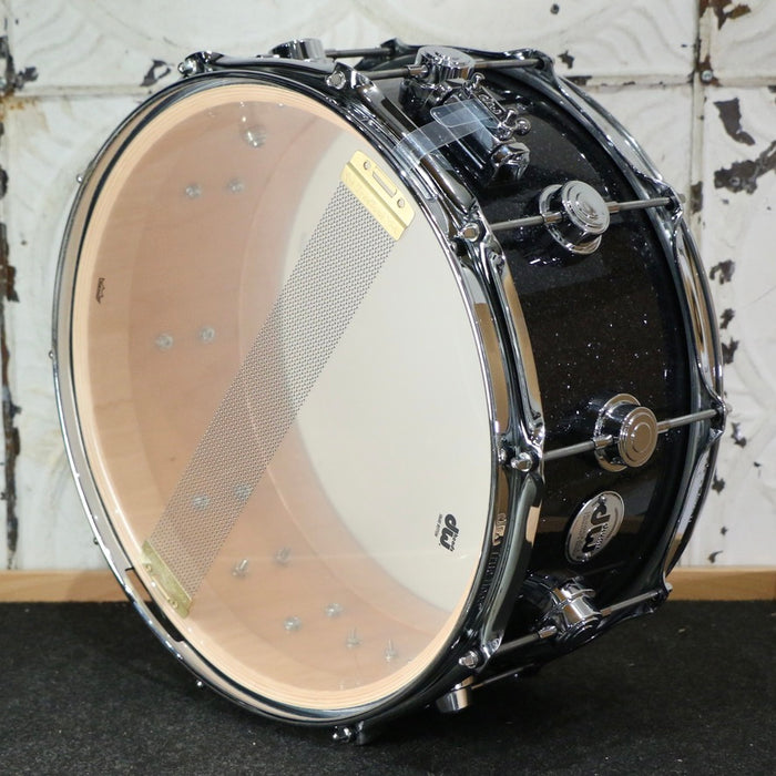 DW Collector's SSC Maple Snare Drum 14X6.5in - Black Ice