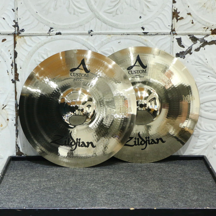 Zildjian A Custom Brilliant Hi-Hat Cymbals 14in (992/1196g)