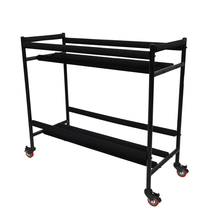 Gator Frameworks Two-Tier Snare Rack with Locking Casters