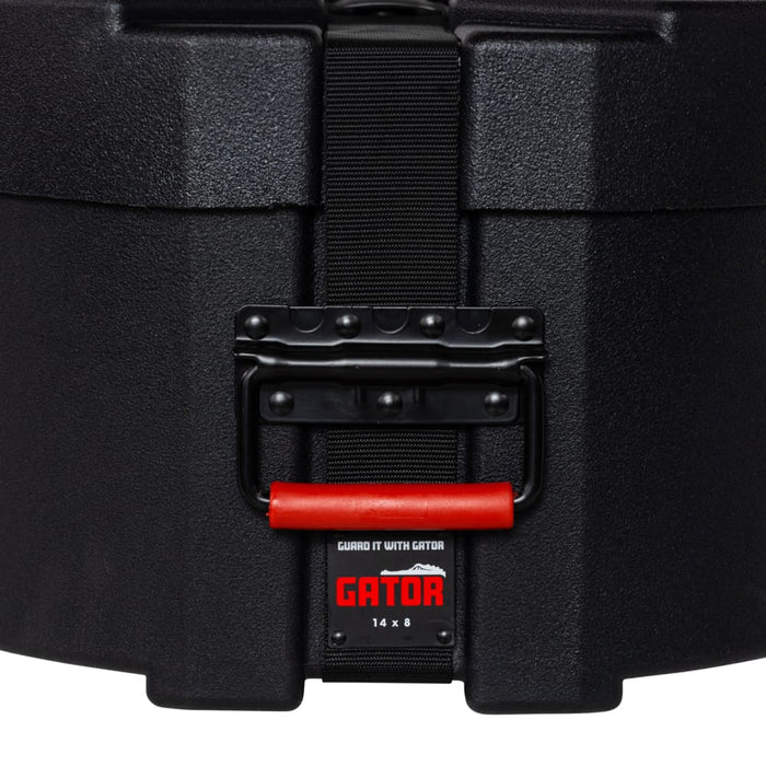 Étui de caisse claire Gator Grooves rotomoulé avec rembourrage 14 x 8 pouces