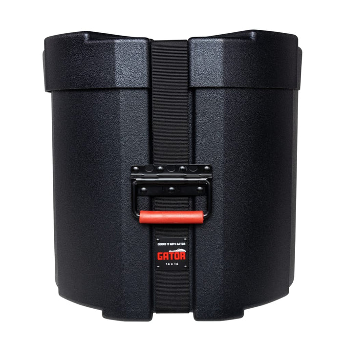 Étui pour Floor Tom Gator Grooves Roto-Mold avec rembourrage 14 po x 14 po