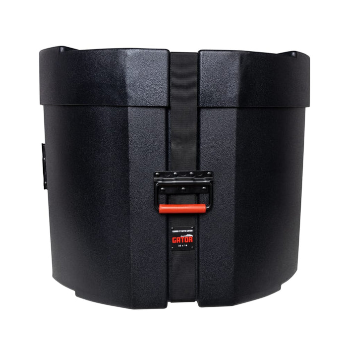 Étui pour grosse caisse Gator Grooves moulé par rotation avec rembourrage ; 22 x 16 po