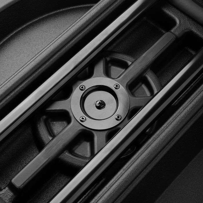 Étui à cymbales Gator Grooves moulé par rotation avec roues en ligne, 22 pouces