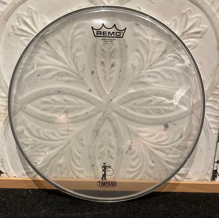 Remo Ambassador Hazy Snare Side