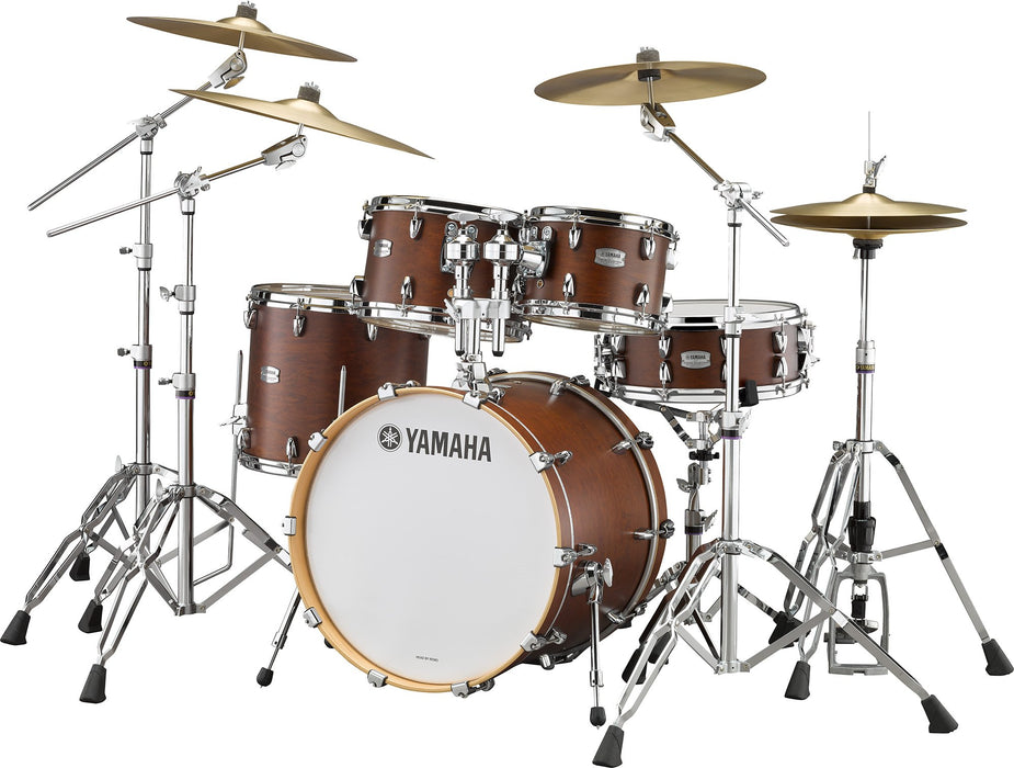 Yamaha Tour Custom Drum Kit 20-10-12-14 + HW780 - Chocolate Satin