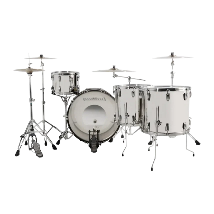 Ludwig Stainless Steel 4pc Zep Drum Set