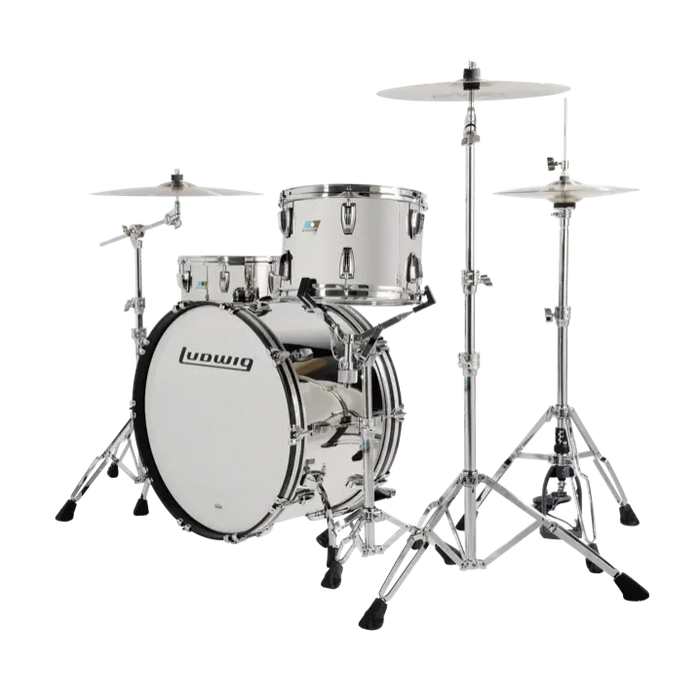 Ludwig Stainless Steel 3pc Pro Beat Drum Set