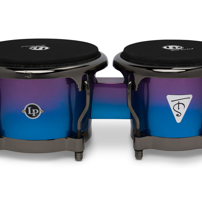 Bongos LP Tony Succar, Rainbow avec accastillage nickel noir, 7 ¼ - 8 ⅝ po