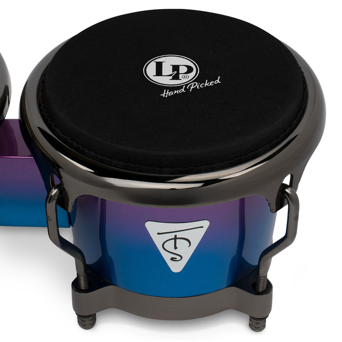 Bongos LP Tony Succar, Rainbow avec accastillage nickel noir, 7 ¼ - 8 ⅝ po