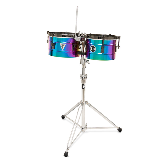 LP Tony Succar Timbalitos, Rainbow avec accastillage nickel noir, 9 ¼ - 10 ¼ po