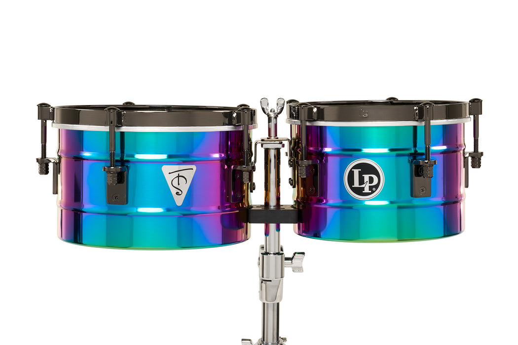 LP Tony Succar Timbalitos, Rainbow avec accastillage nickel noir, 9 ¼ - 10 ¼ po
