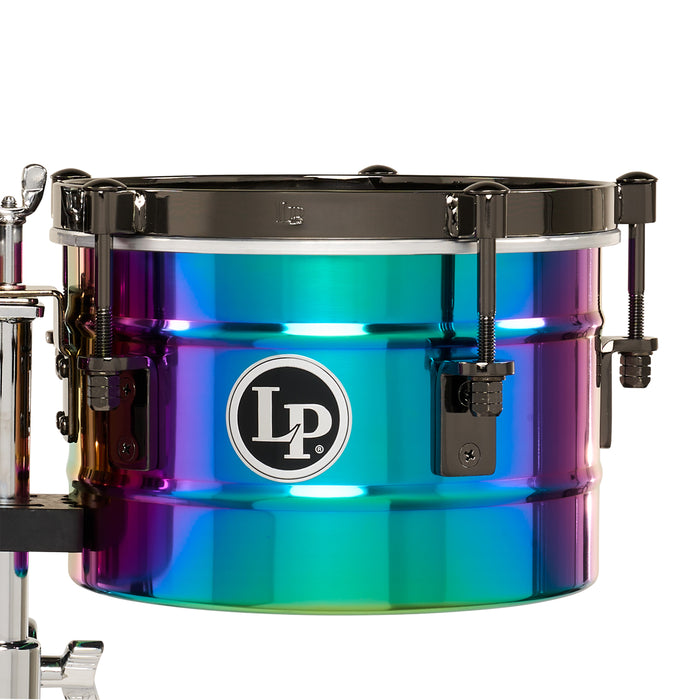 LP Tony Succar Timbalitos, Rainbow avec accastillage nickel noir, 9 ¼ - 10 ¼ po